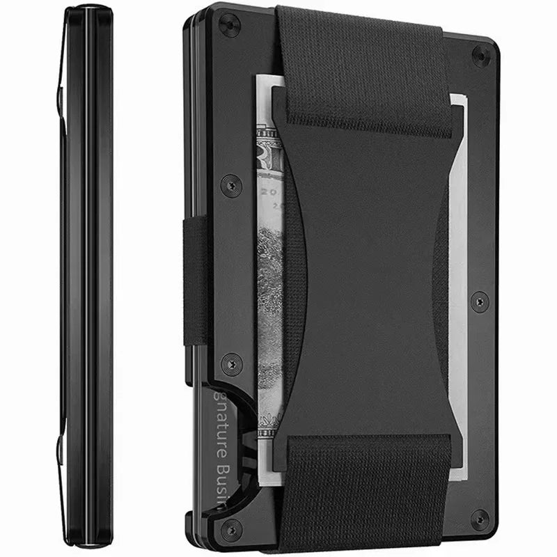 Forged Carbon Fiber Slim Wallet - RFID Blocking Money Clip