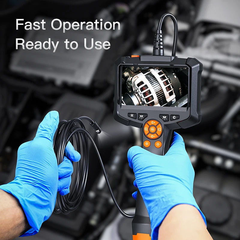 Endoscope Camera HD 1080P Dual Lens, IP67 Waterproof Borescope