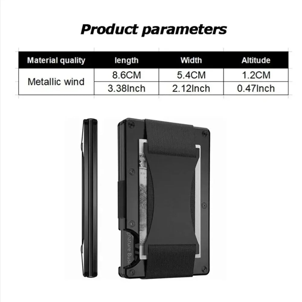 Forged Carbon Fiber Slim Wallet - RFID Blocking Money Clip