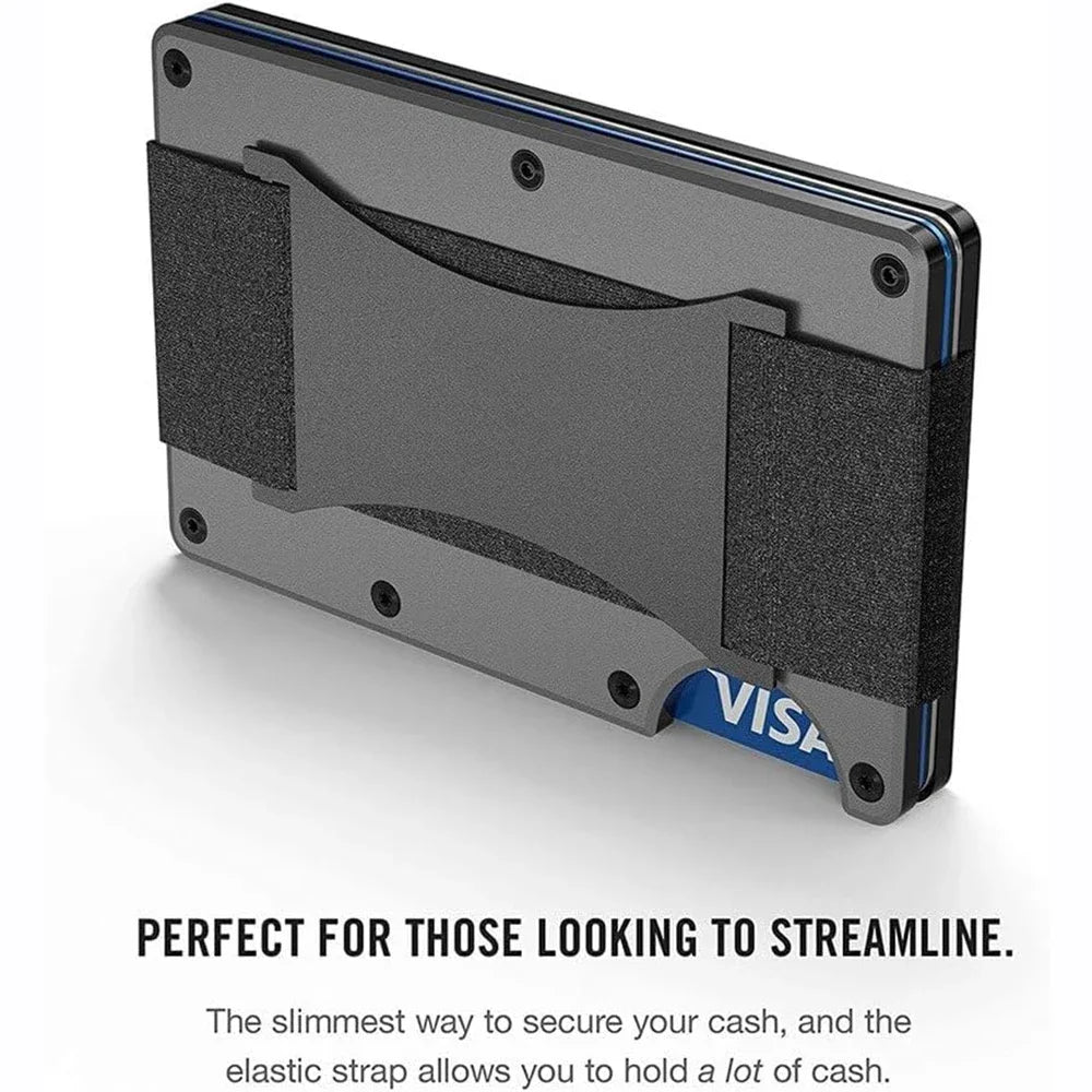 Forged Carbon Fiber Slim Wallet - RFID Blocking Money Clip