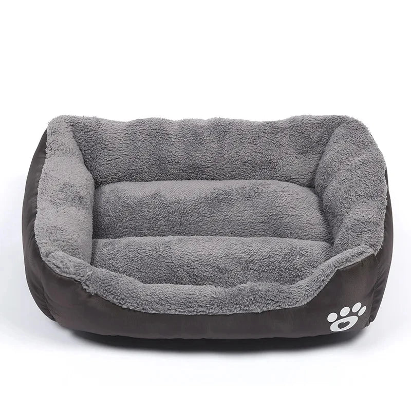 Warm Pet Sofa Bed - Cat & Dog Washable Cushion