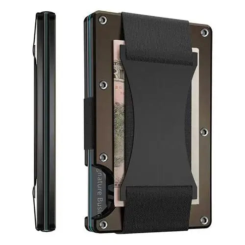 Forged Carbon Fiber Slim Wallet - RFID Blocking Money Clip