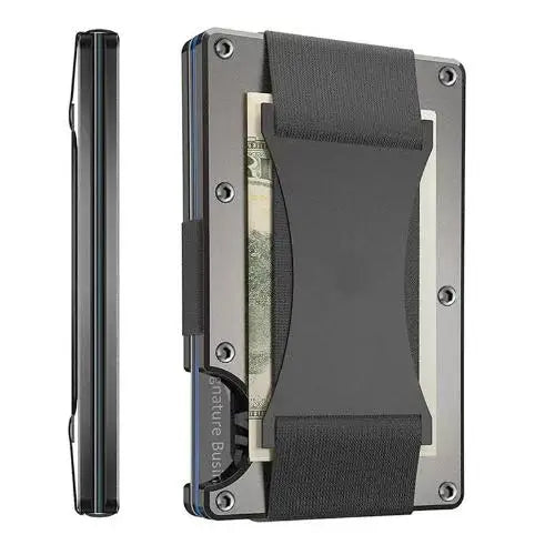Forged Carbon Fiber Slim Wallet - RFID Blocking Money Clip